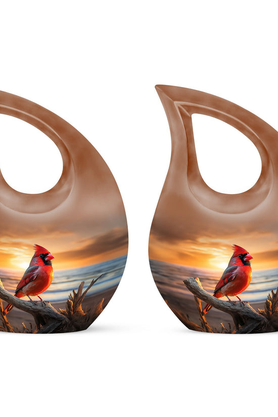 Cardinal Bird Urns For Ashes - Urn Female Adult Urn