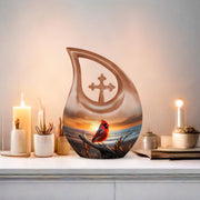 Cardinal Bird Urns For Ashes - Urn Female Adult