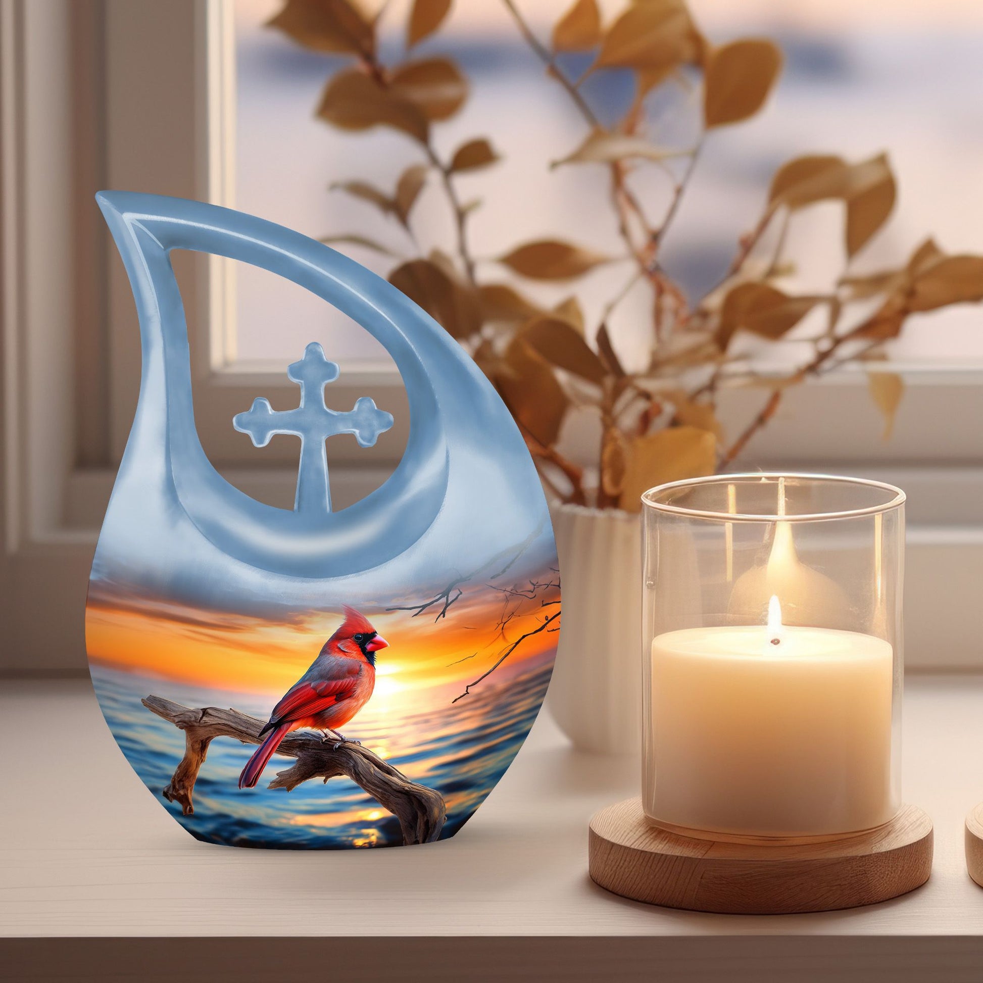 Cardinal Bird Urns For Ashes - Urn Female Ashes
