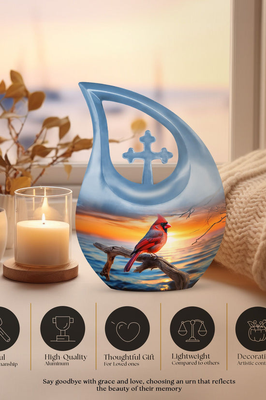 Cardinal Bird Urns For Ashes - Urn Female Ashes