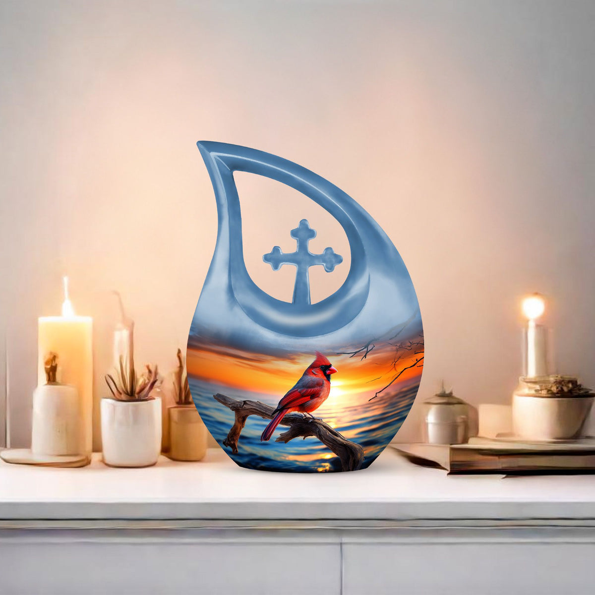 Cardinal Bird Urns For Ashes - Urn Female Ashes