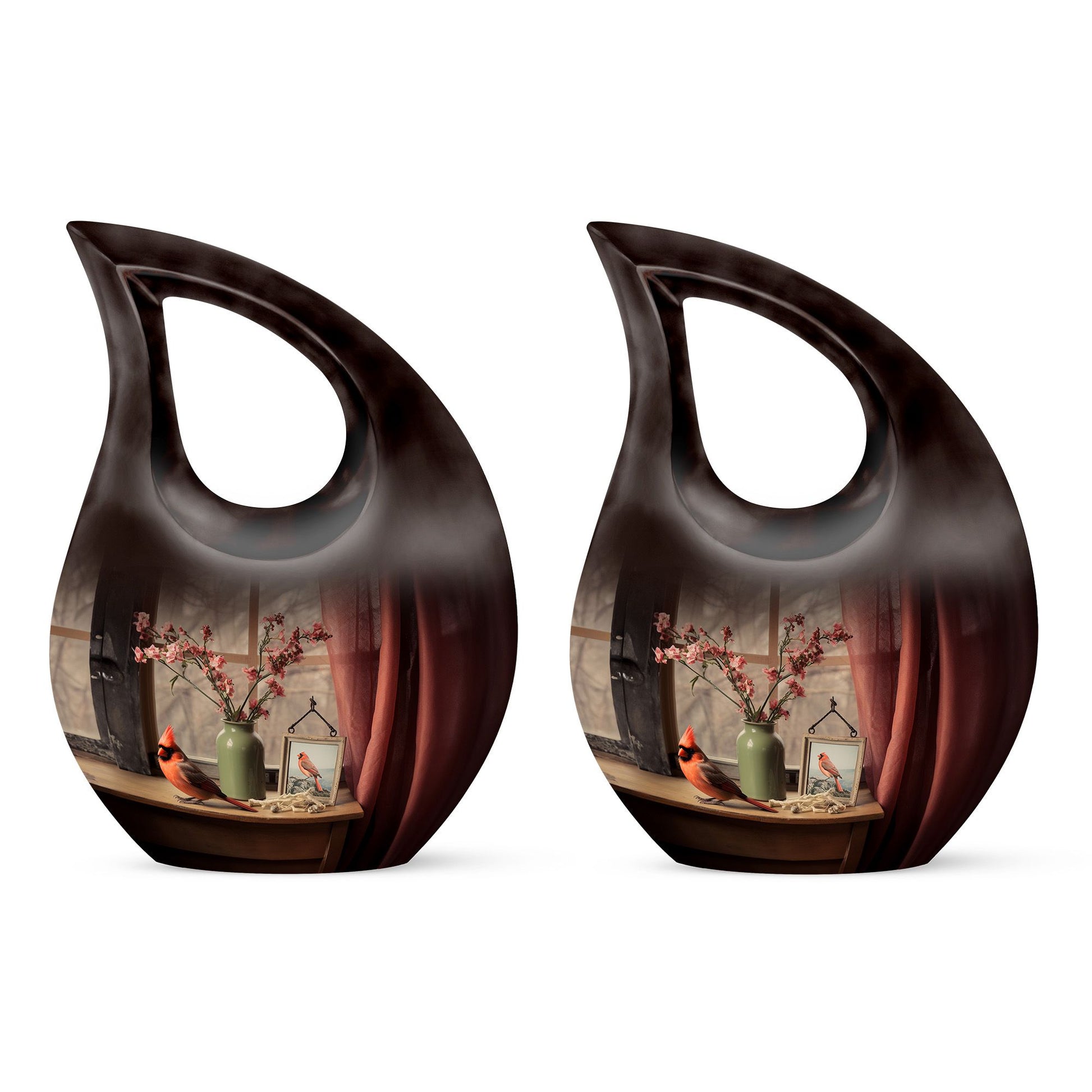 Cardinal Bird Urns For Ashes - Urn Human Ash Adult Male Urn