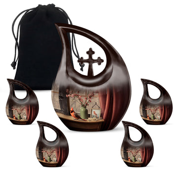 Large Urn With 4 Keepsake