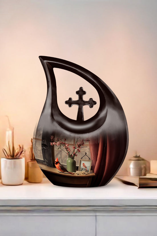 Cardinal Bird Urns For Ashes - Urn Human Ash Adult Male