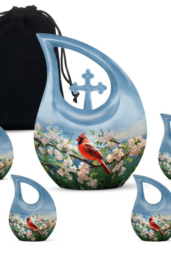 Cardinal Bird Urns For Ashes - Urn Adult Female Ashes Urn