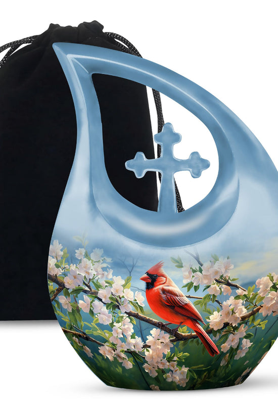 Cardinal Bird Urns For Ashes - Urn Adult Female Ashes