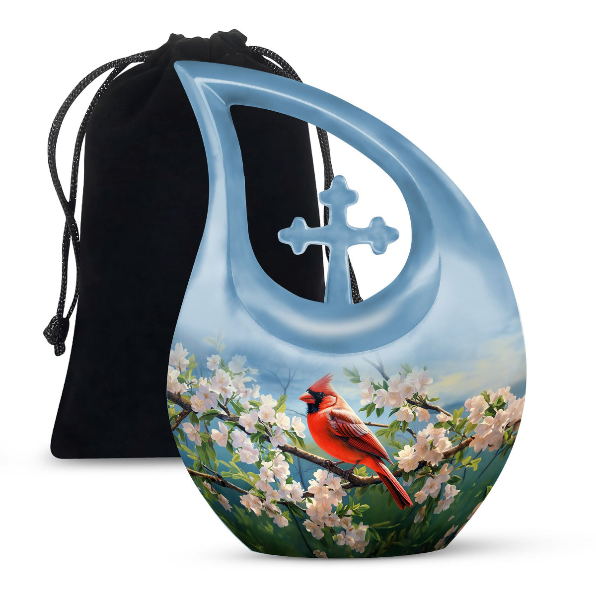 Cardinal Bird Urns For Ashes - Urn Adult Female Ashes