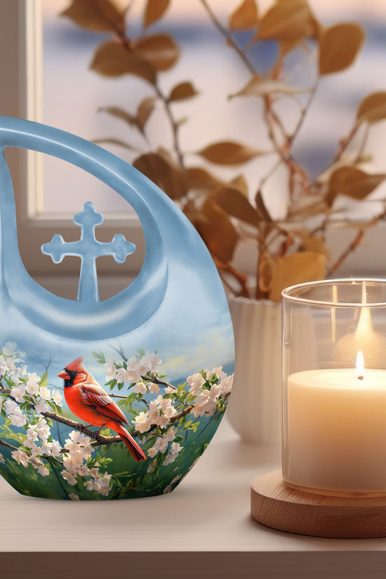 Cardinal Bird Urns For Ashes - Urn Adult Female Ashes