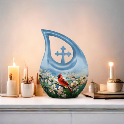 Cardinal Bird Urns For Ashes - Urn Adult Female Ashes
