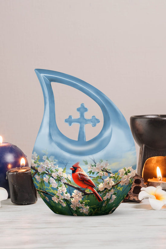 Cardinal Bird Urns For Ashes - Urn Adult Female Ashes