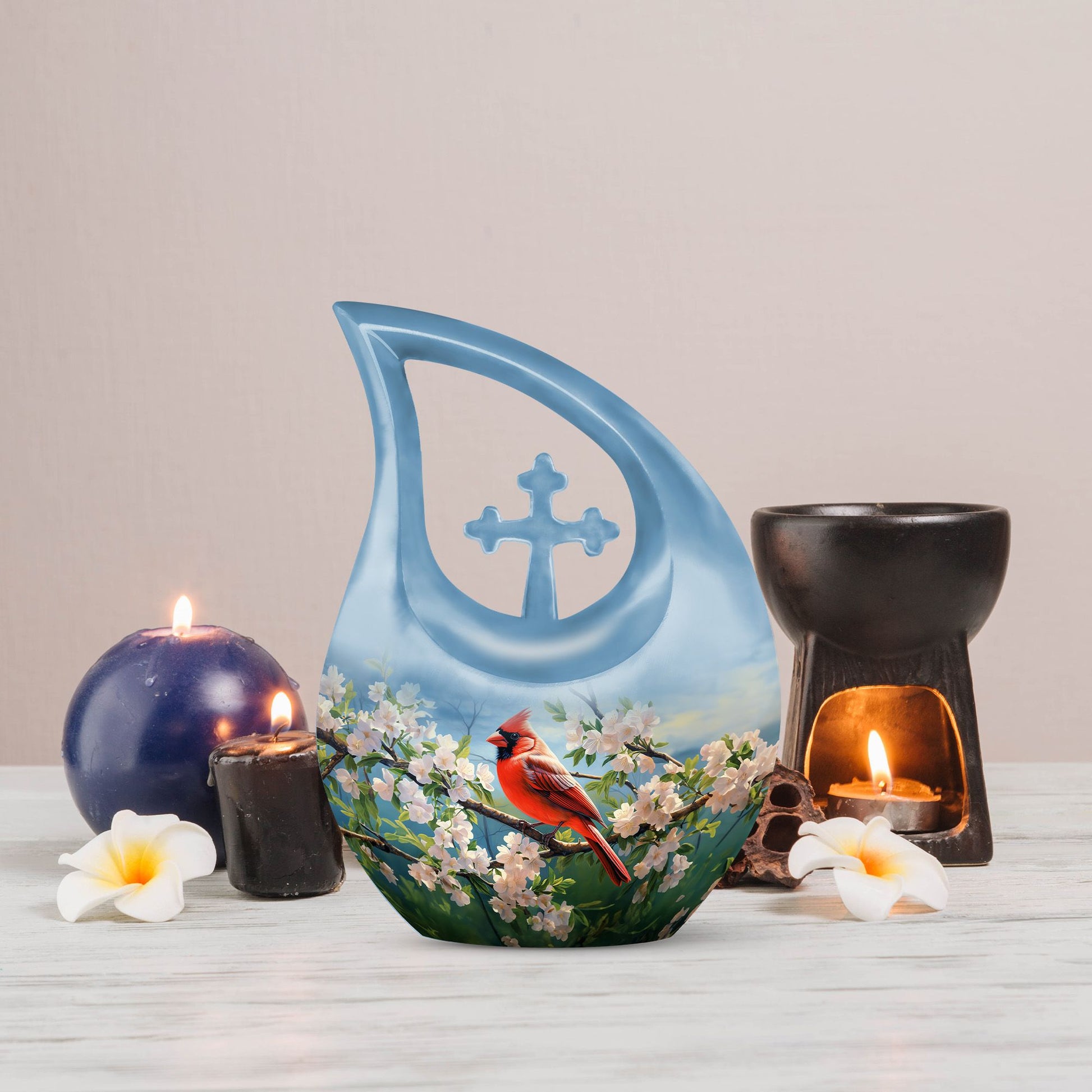Cardinal Bird Urns For Ashes - Urn Adult Female Ashes