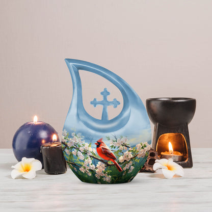 Cardinal Bird Urns For Ashes - Urn Adult Female Ashes
