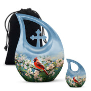 Cardinal Bird Urns For Ashes - Urn Adult Female Ashes Urn