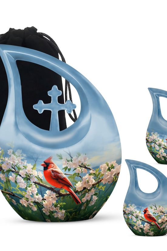 Cardinal Bird Urns For Ashes - Urn Adult Female Ashes Urn