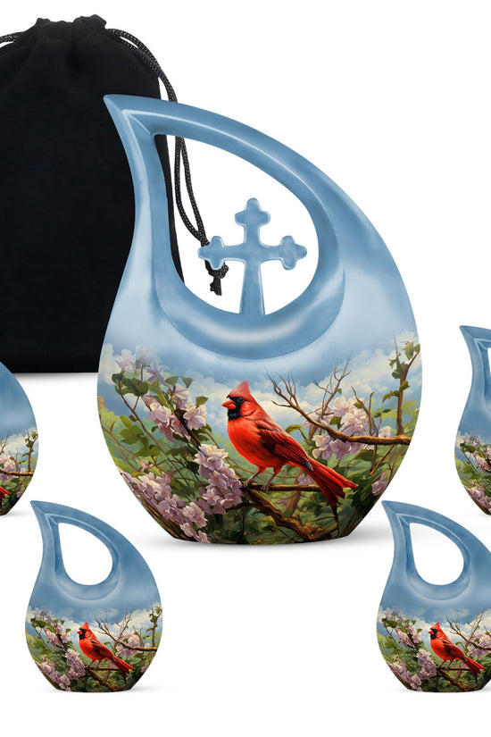 Cardinal Bird Urns For Ashes - Urn Adult Male Urn