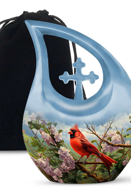 Cardinal Bird Urns For Ashes - Urn Adult Male