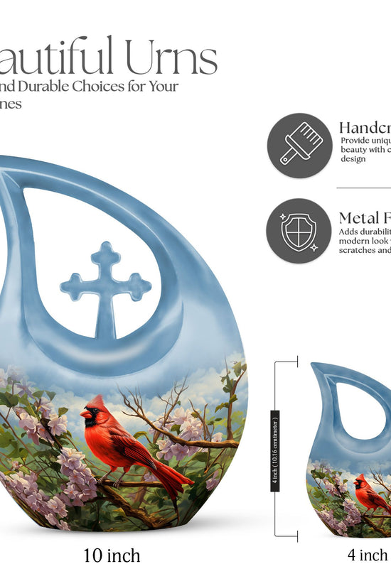 Cardinal Bird Urns For Ashes - Urn Adult Male