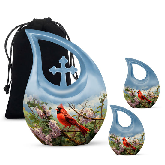 Cardinal Bird Urns For Ashes - Urn Adult Male Urn