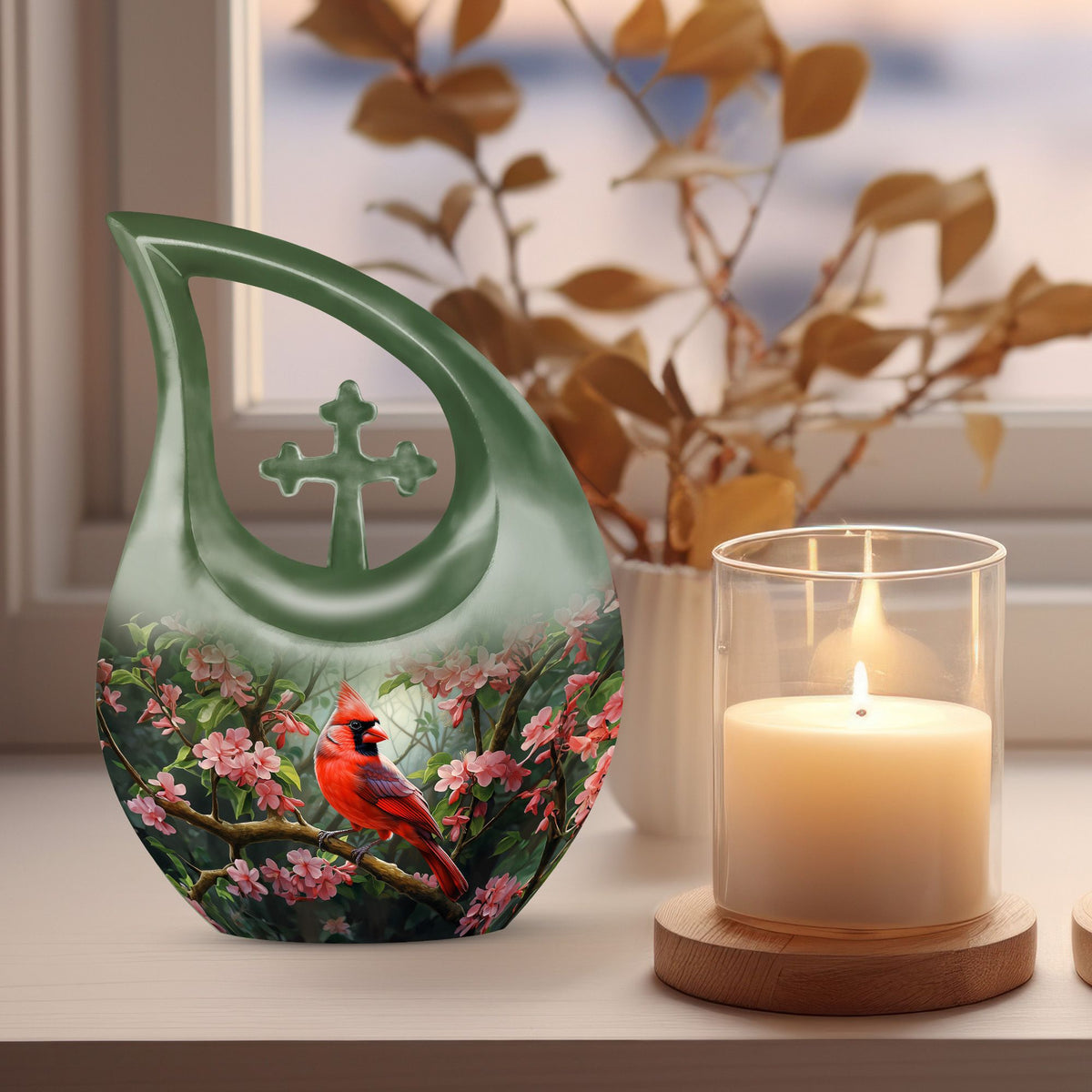 Cardinal Bird Urns For Ashes - Urns Ashes Adult Female Urn