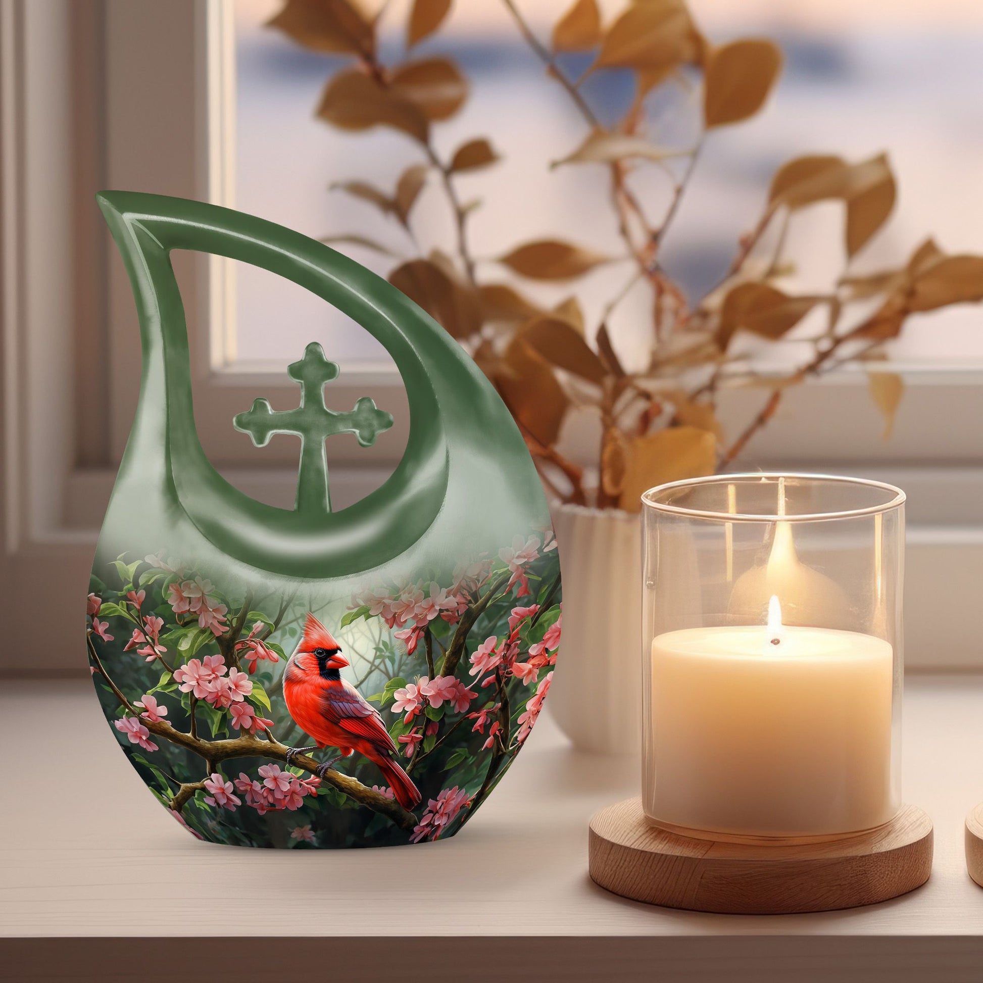 Cardinal Bird Urns For Ashes - Urns Ashes Adult Female Urn