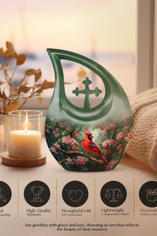 Cardinal Bird Urns For Ashes - Urns Ashes Adult Female Urn