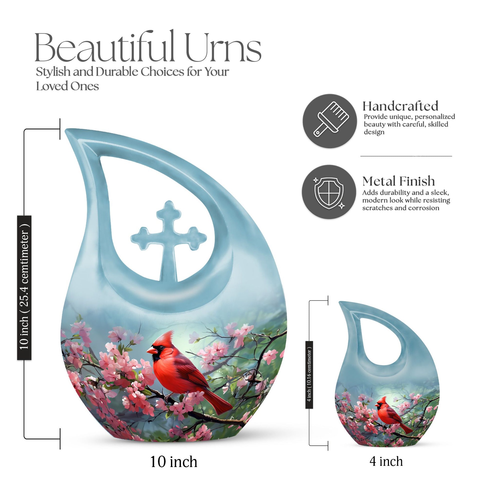 Cardinal Bird Urns For Ashes - Urns Ashes Adult Male Urn