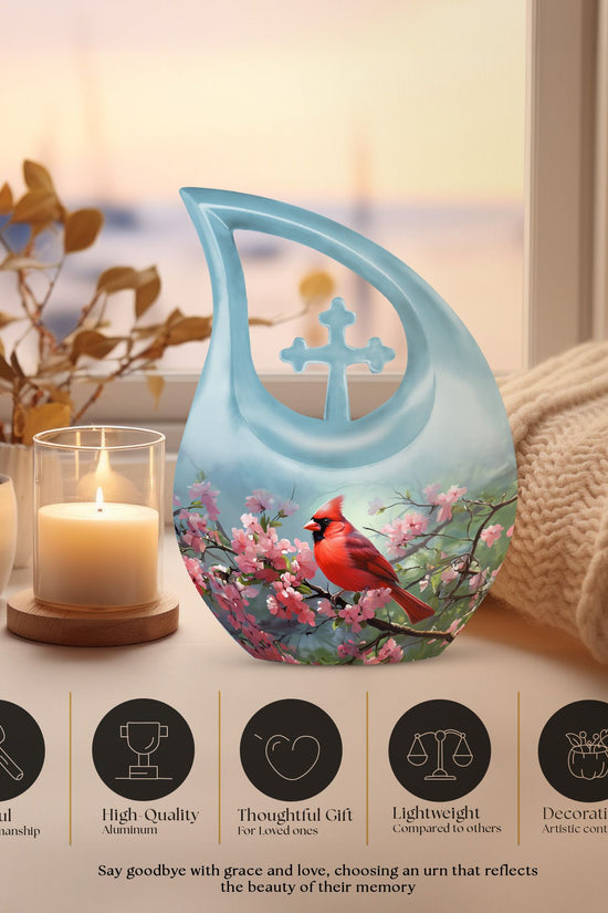 Cardinal Bird Urns For Ashes - Urns Ashes Adult Male Urn