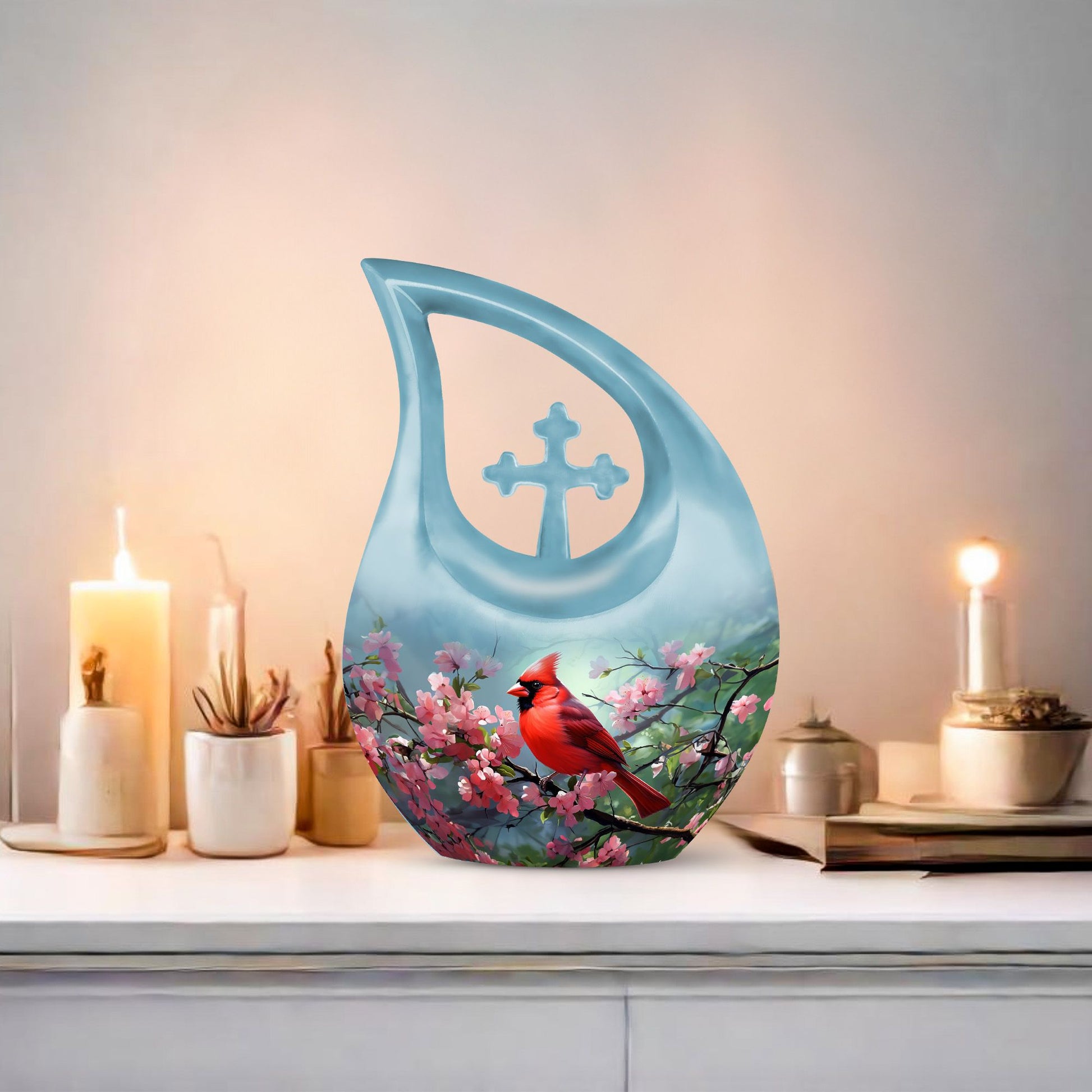 Cardinal Bird Urns For Ashes - Urns Ashes Adult Male Urn
