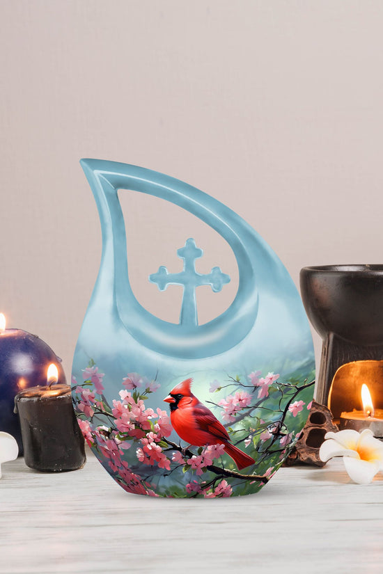 Cardinal Bird Urns For Ashes - Urns Ashes Adult Male Urn