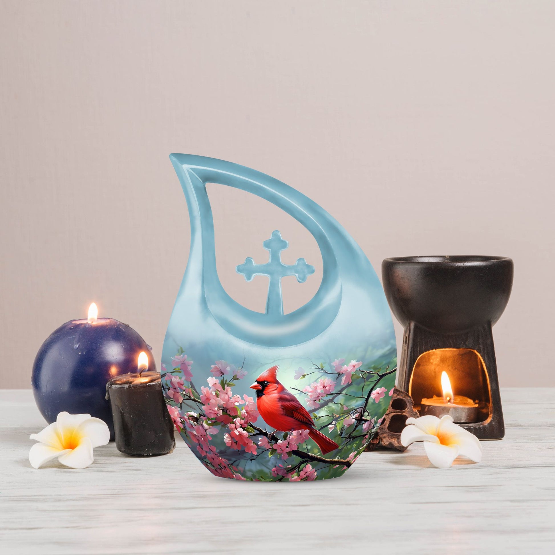 Cardinal Bird Urns For Ashes - Urns Ashes Adult Male Urn