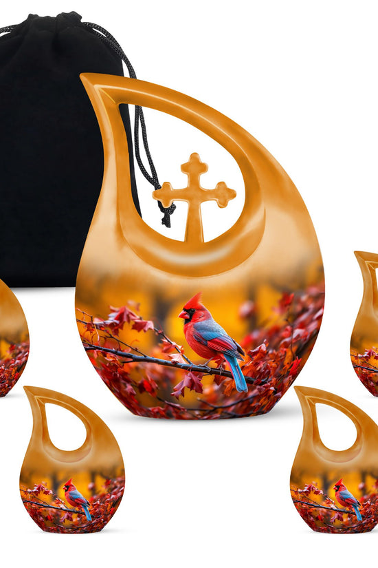 Cardinal Bird Urns For Ashes - Urns Adult Female Urn