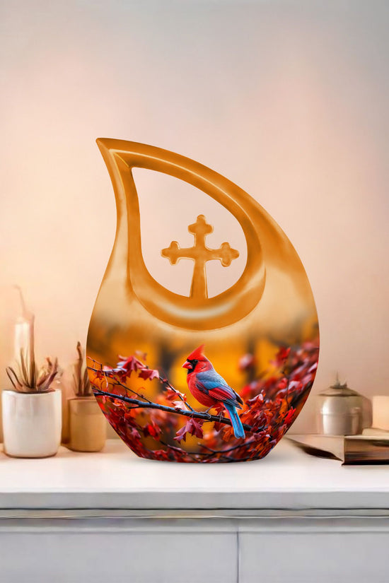 Cardinal Bird Urns For Ashes - Urns Adult Female Urn