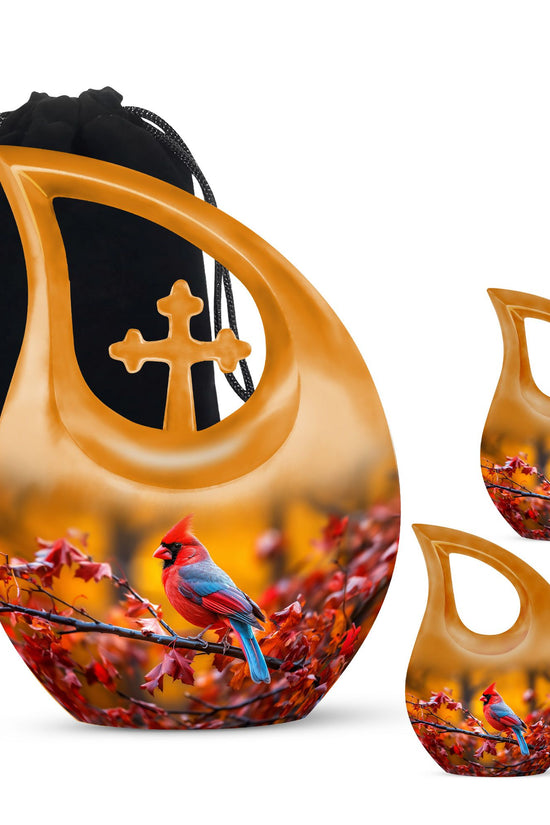 Cardinal Bird Urns For Ashes - Urns Adult Female Urn