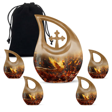Large Urn With 4 Keepsake