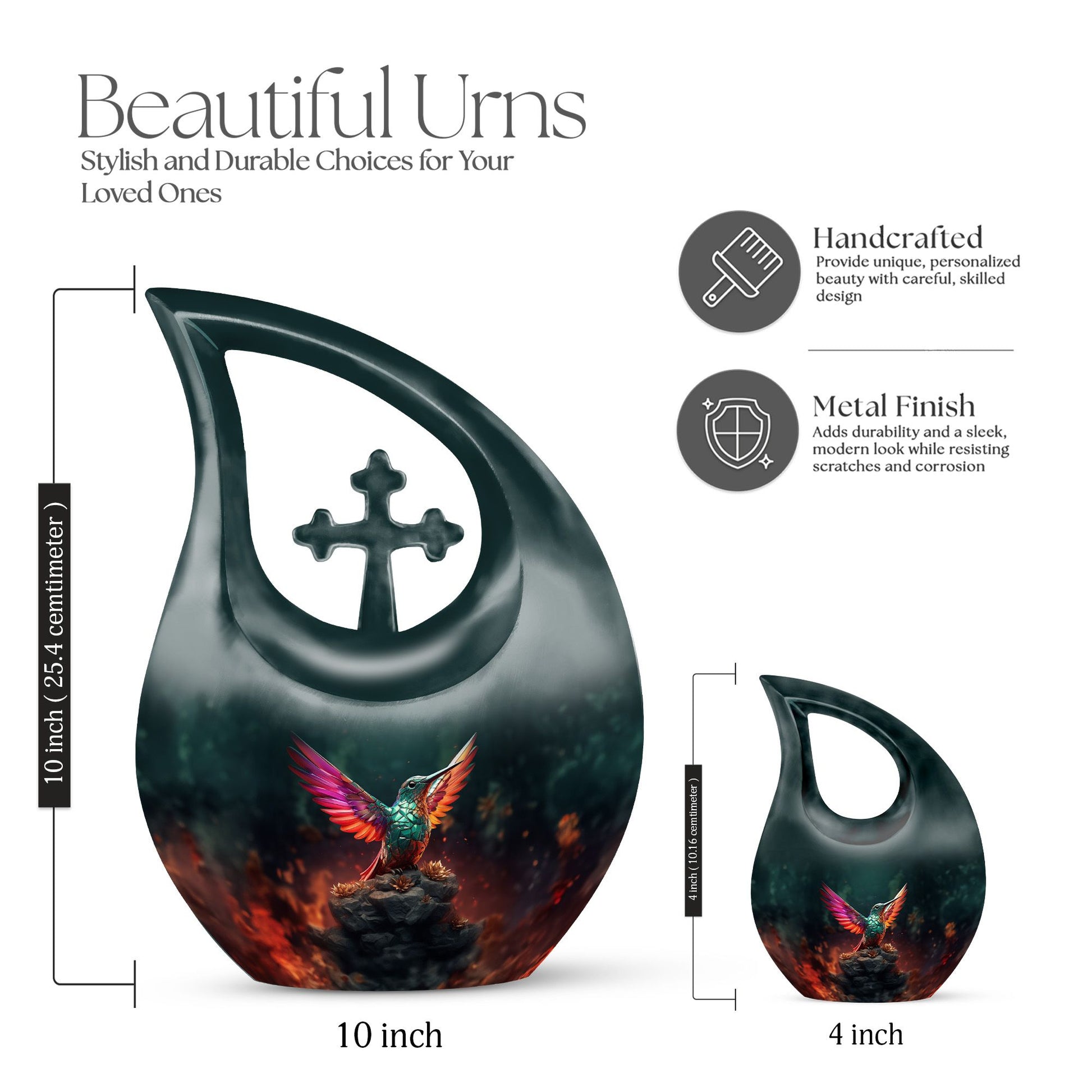 Humming Bird Urns For Ashes - Funeral Urns For Adult Ashes Women Urn