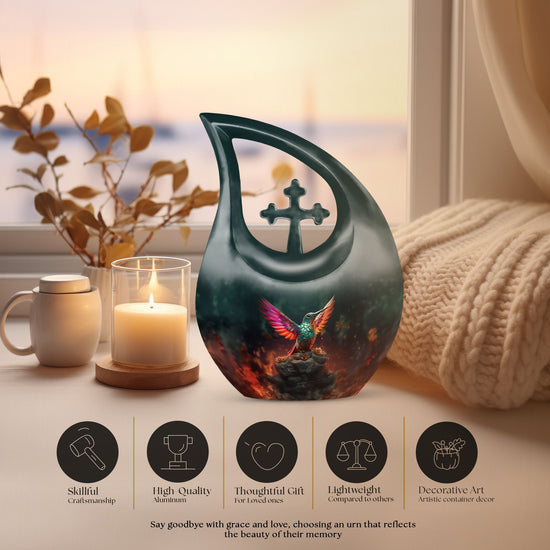 Humming Bird Urns For Ashes - Funeral Urns For Adult Ashes Women Urn