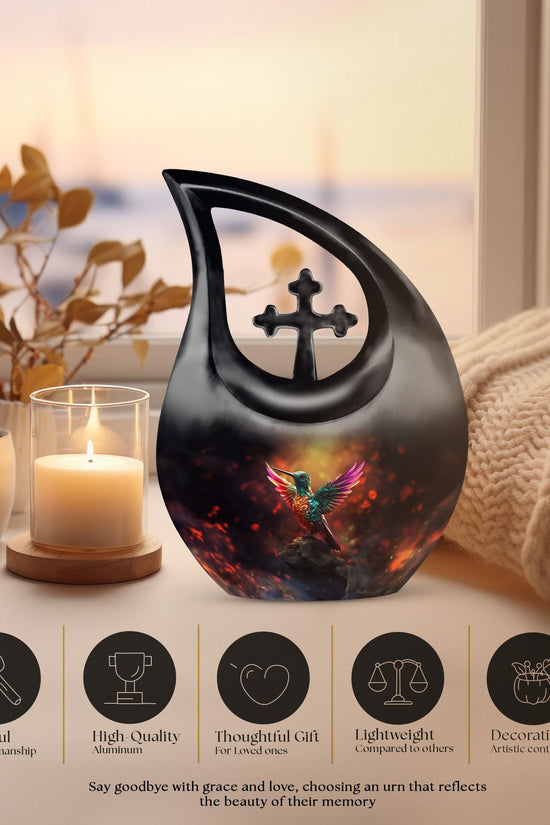 Humming Bird Urns For Ashes - Funeral Decor Urn - Memorial