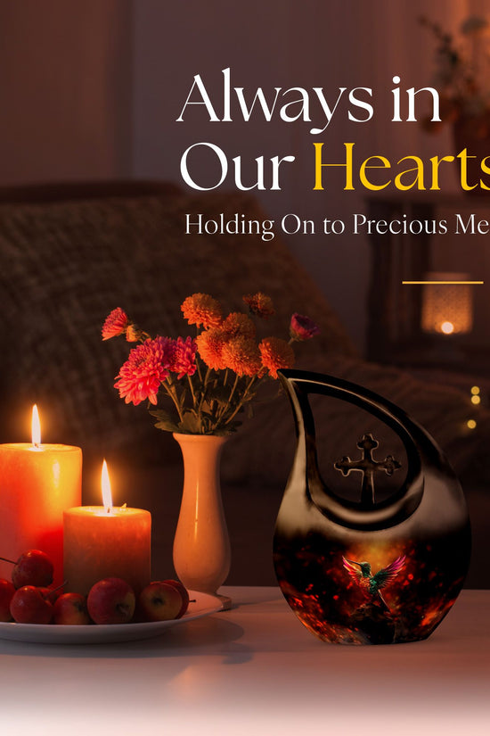 Humming Bird Urns For Ashes - Funeral Decor Urn - Memorial