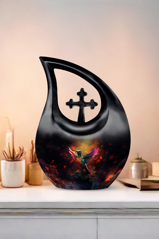 Humming Bird Urns For Ashes - Funeral Decor Urn - Memorial