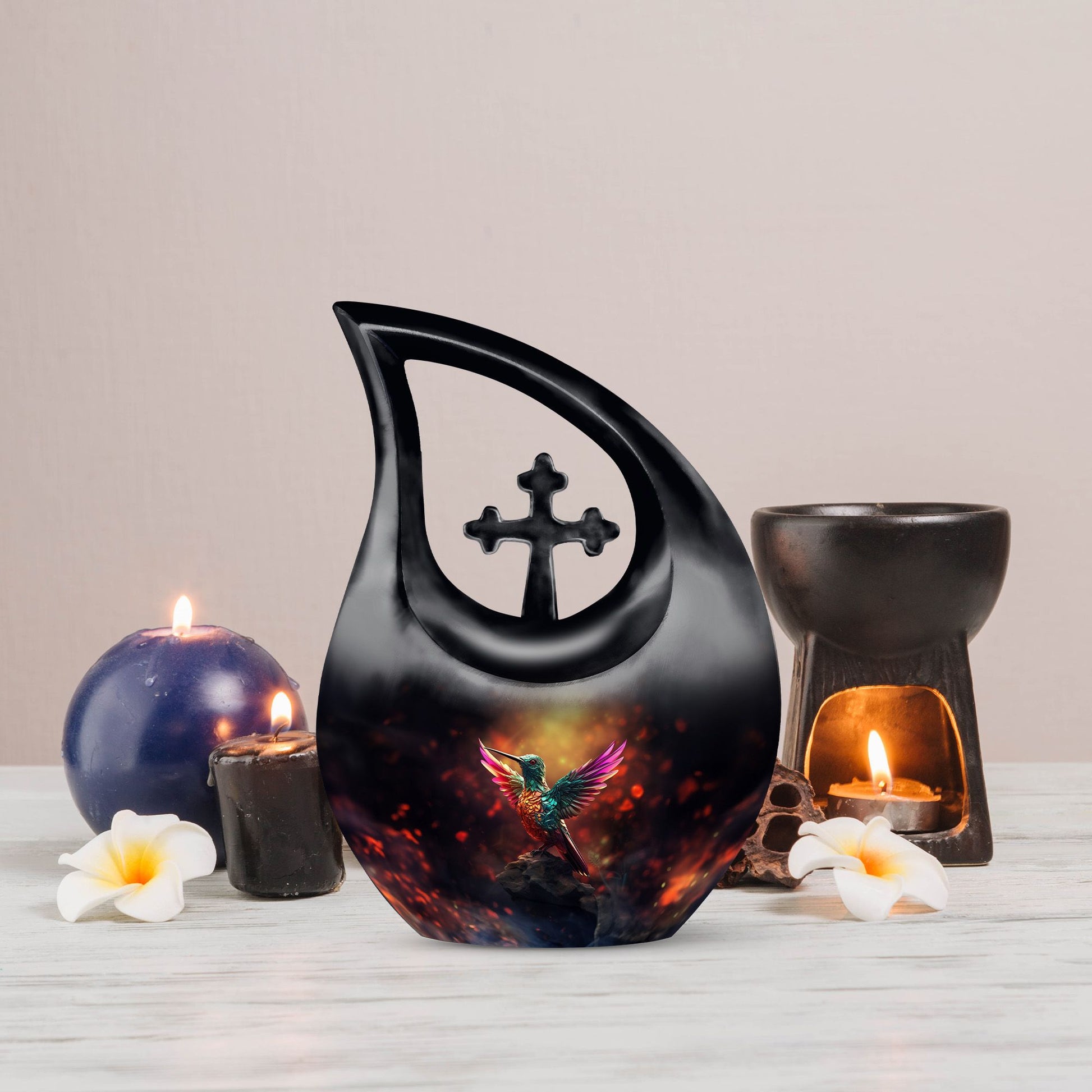 Humming Bird Urns For Ashes - Funeral Decor Urn - Memorial