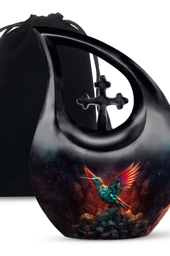 Hummingbird Cremation Urn - Artistic Memorial Urn For Male & Female