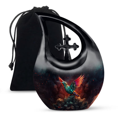 Hummingbird Cremation Urn - Artistic Memorial Urn For Male & Female