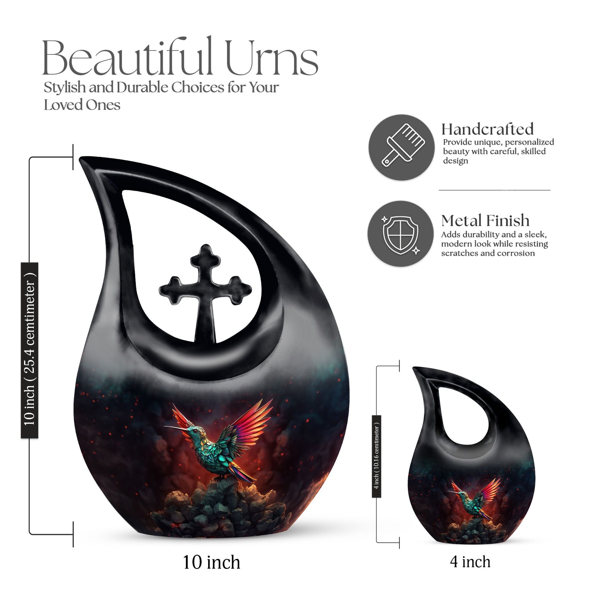 Humming Bird Urns For Ashes - Funeral Urn - Memorial