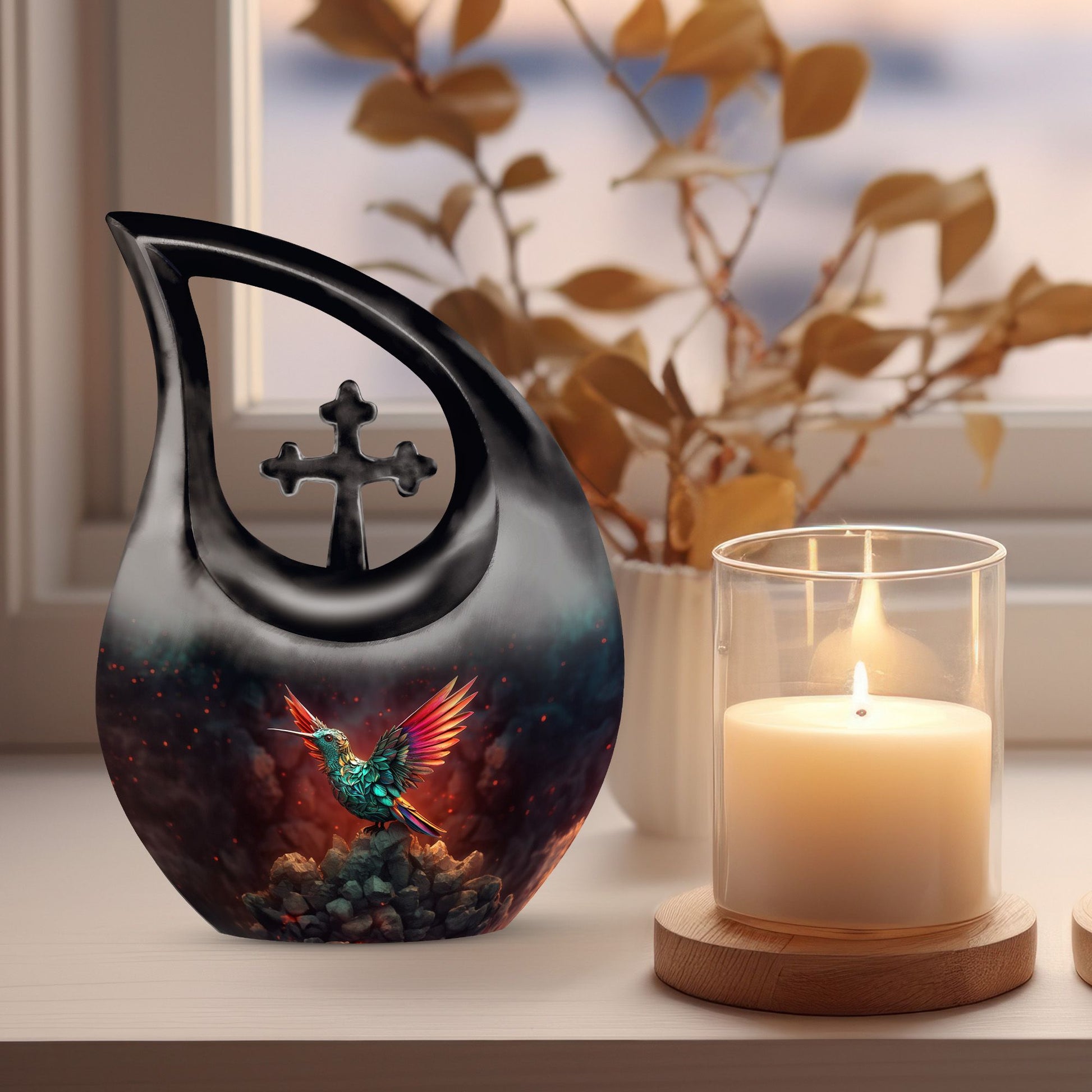 Humming Bird Urns For Ashes - Funeral Urn - Memorial