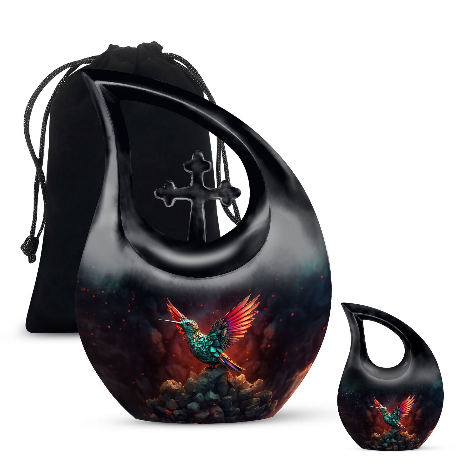 Humming Bird Urns For Ashes - Funeral Urn - Memorial Urn