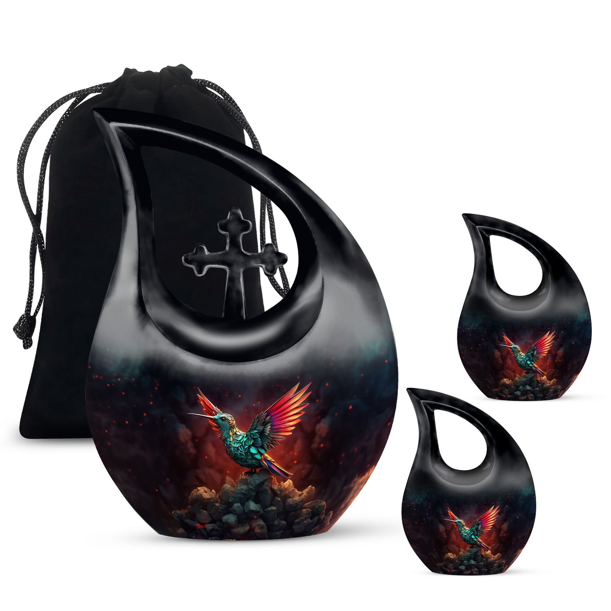 Humming Bird Urns For Ashes - Funeral Urn - Memorial Urn