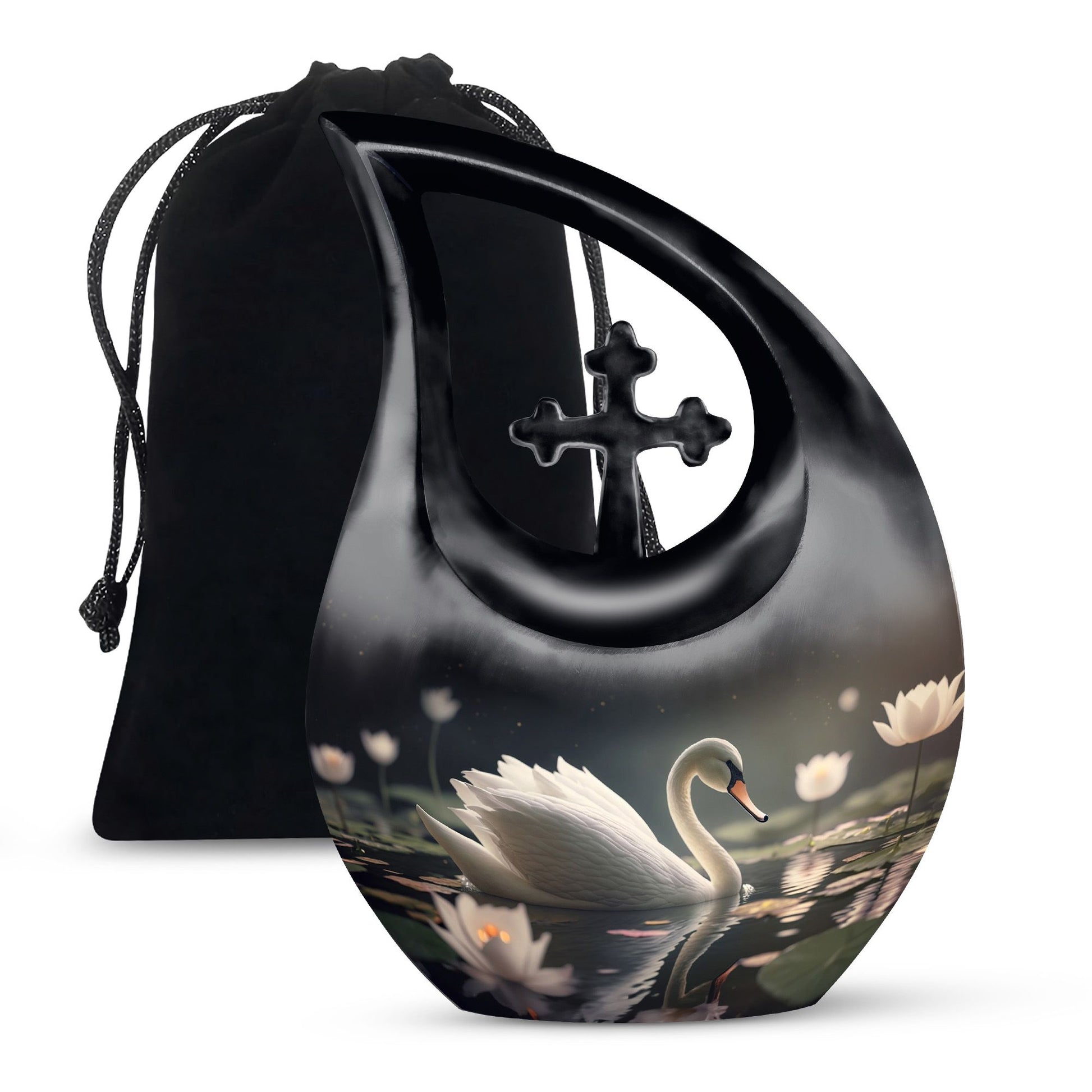 Cardinal Bird Urns For Ashes - Cremation Urns Large & Small Combo Urn