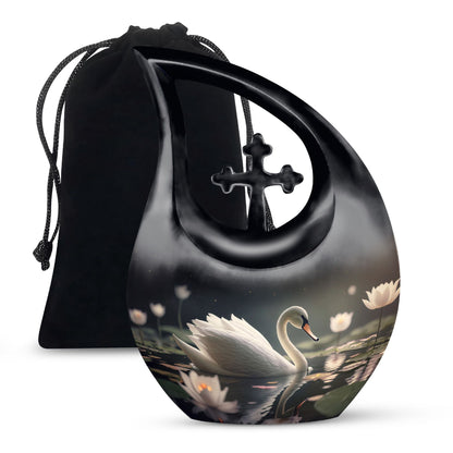 Cardinal Bird Urns For Ashes - Cremation Urns Large & Small Combo Urn