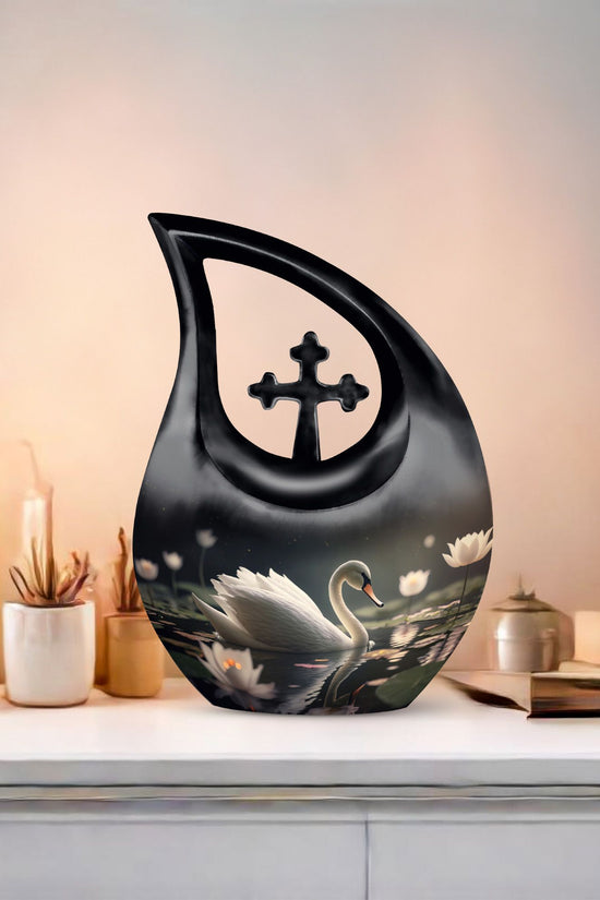 Cardinal Bird Urns For Ashes - Cremation Urns Large & Small Combo Urn