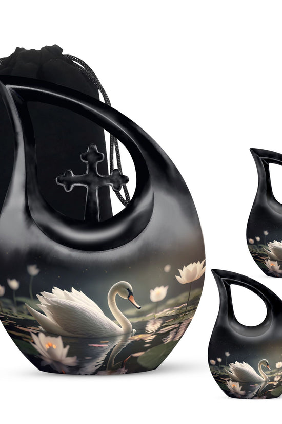 Cardinal Bird Urns For Ashes - Cremation Urns Large & Small Combo Urn